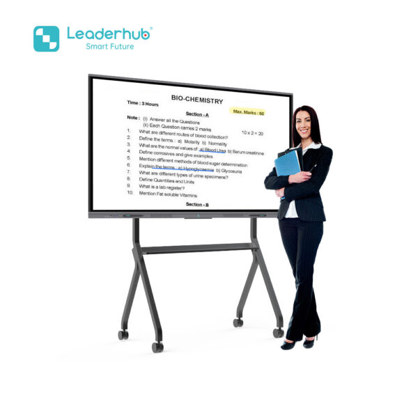LeaderHub L86ZM Interactive Whiteboard — 86" 4K Smart Panel